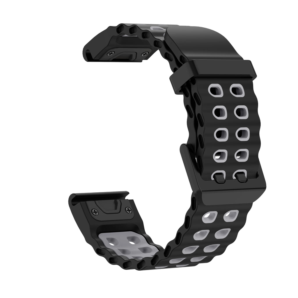 Two-Tone Silicone QuickFit Watch Strap For 47mm watch