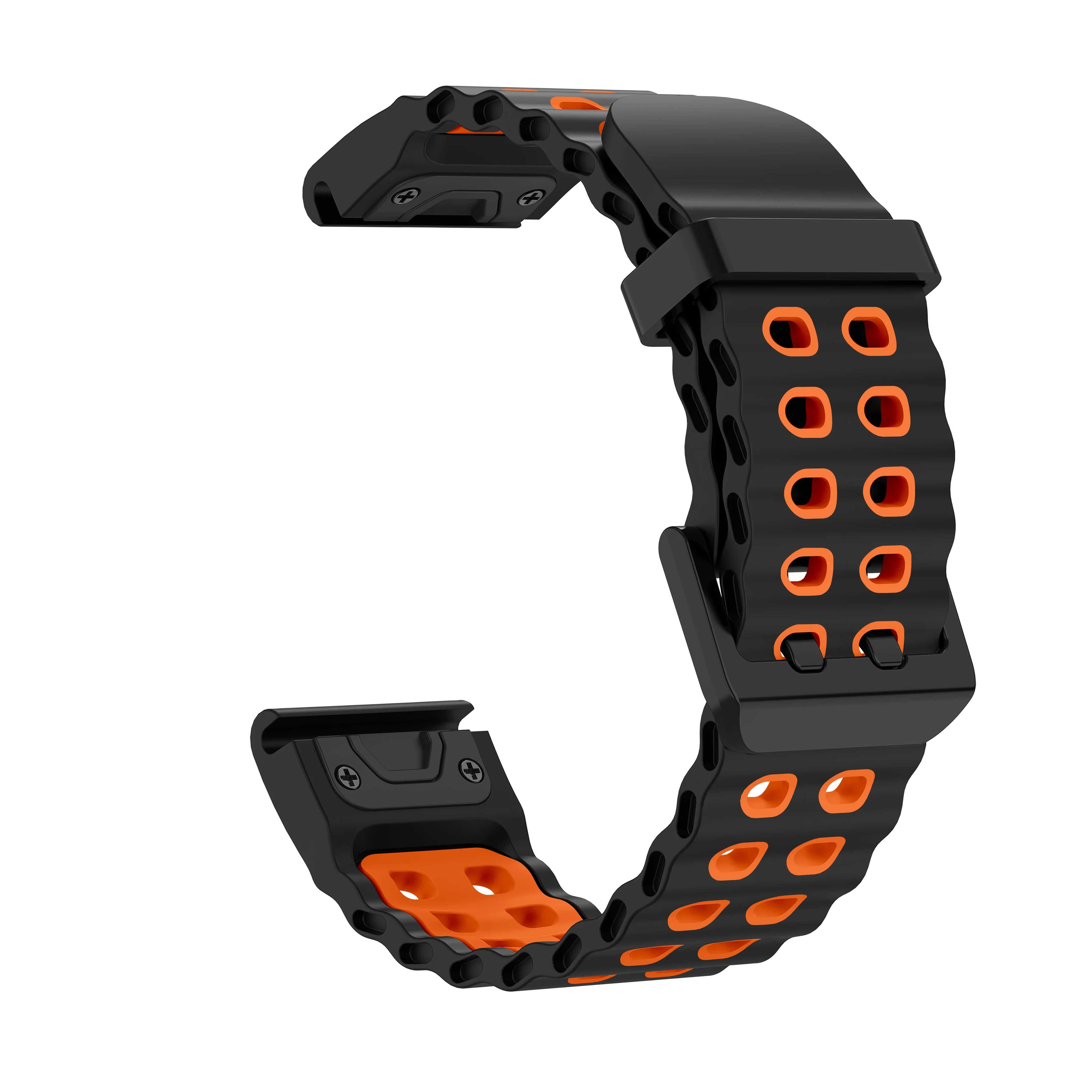 Two-Tone Silicone QuickFit Watch Strap For 47mm watch