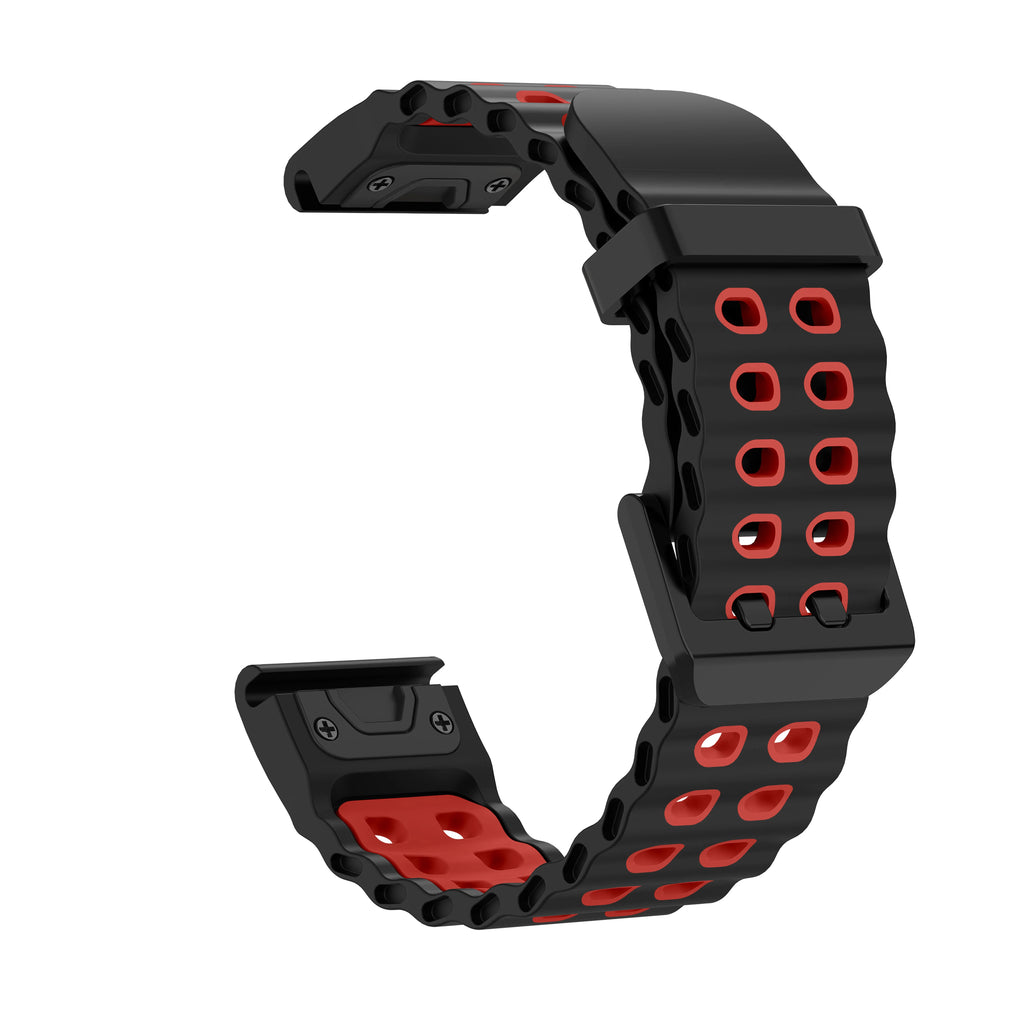 Two-Tone Silicone QuickFit Watch Strap For 47mm watch